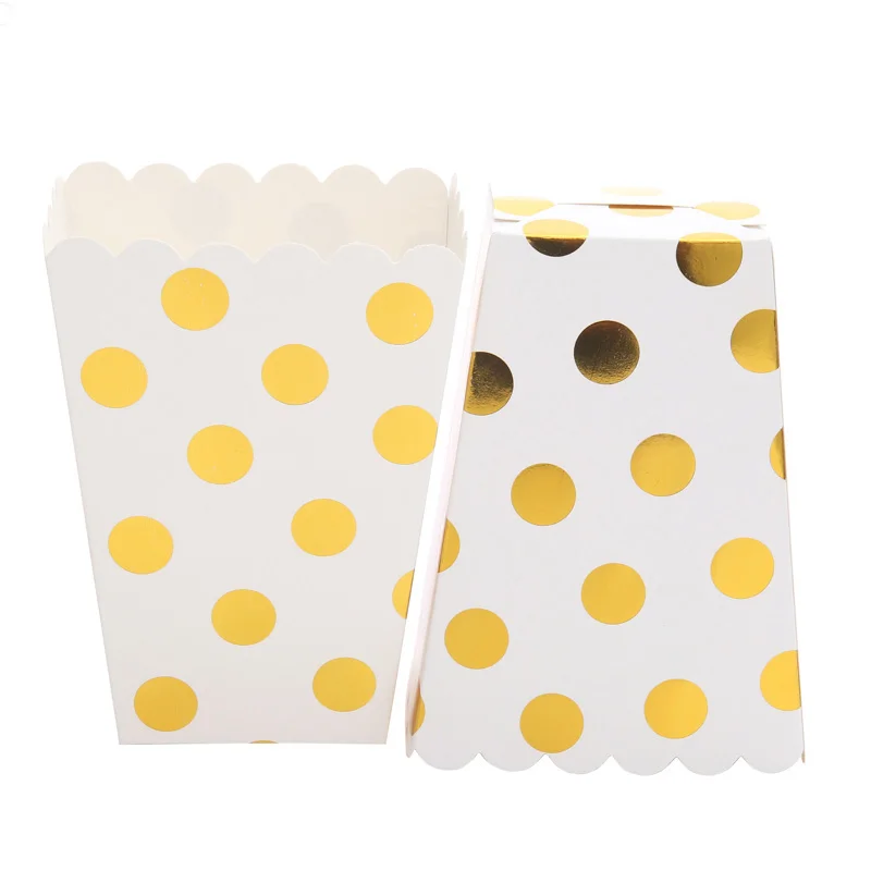 На свадьбу день рождения кино вечерние посуда Золотой/серебряная бумажная