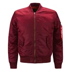 Куртка-бомбер Ma1 Мужская тонкая, утепленная мотоциклетная куртка-Авиатор Ma-1 в стиле милитари, армейского зеленого цвета, 2020