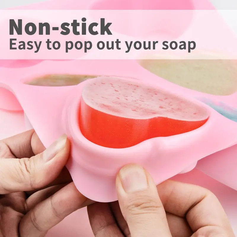 Силиконовая форма сделай сам для мыла 3D 6 видов ручной работы ванной комнаты