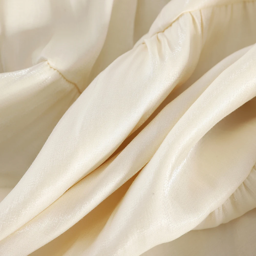 Женское трикотажное платье ALPHALMODA в стиле ретро с бантом и рукавами фонариками