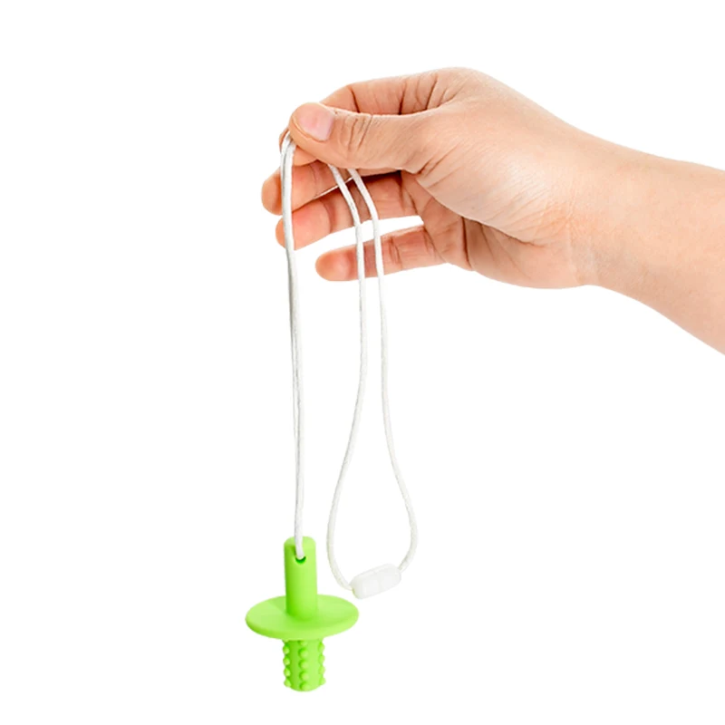 

Dropshipping Baby Mace Teether Children's Silicone Molars Baby Chew Toys Newborn Safe Teether Gift For Infant BPA Free 5Colors