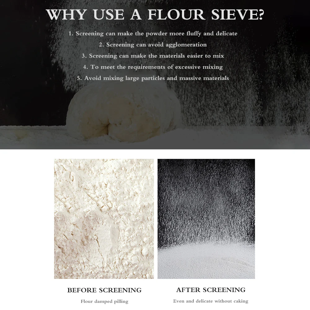 Форма воронки сито для муки мелкая сетка порошок глазурь сахар ручная чашка сита