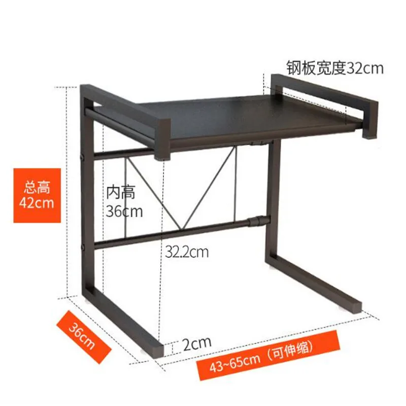 Кухонная полка Домашний Органайзер стойка из нержавеющей стали для