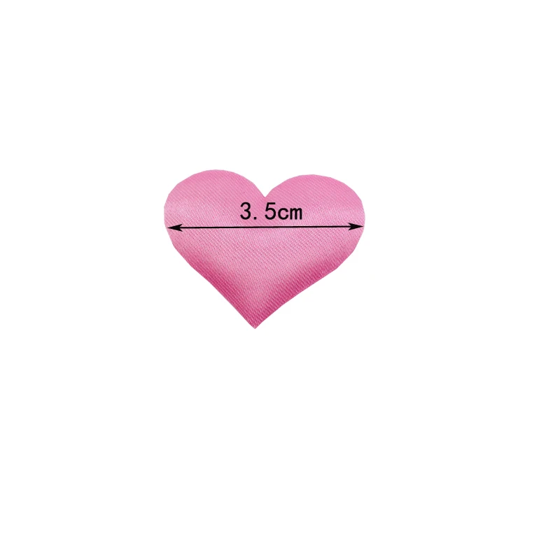 

100pcs 3.5cm Gold Fabric Heart Table Confetti Petals Satin DIY Sponge Wedding Throwing Decorations Love Gift Party Supplies