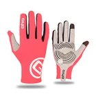 Спортивные перчатки GIYO с длинными пальцами для сенсорного экрана, гелевые спортивные велосипедные перчатки для женщин и мужчин, перчатки для горных и дорожных велосипедов, гоночные перчатки для походов