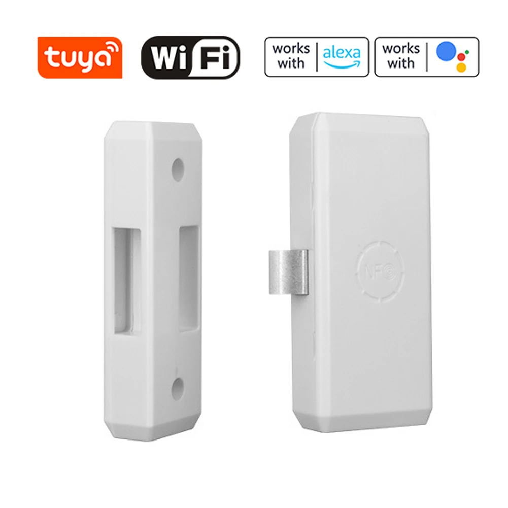 

Tuya Wifi Intelligent Lock BT Mobilephone App Control Cabinet Drawer Lock DIY Closet File Cabinet Lock