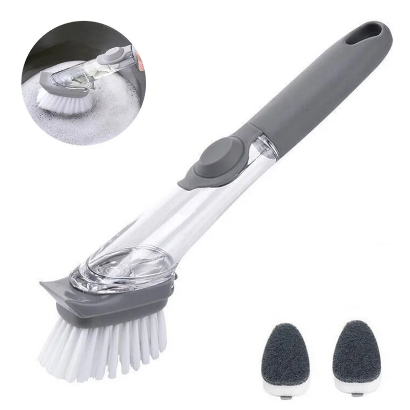 Кухонный автоматический дозатор жидкого мыла с чашей|Чистящие щетки| |