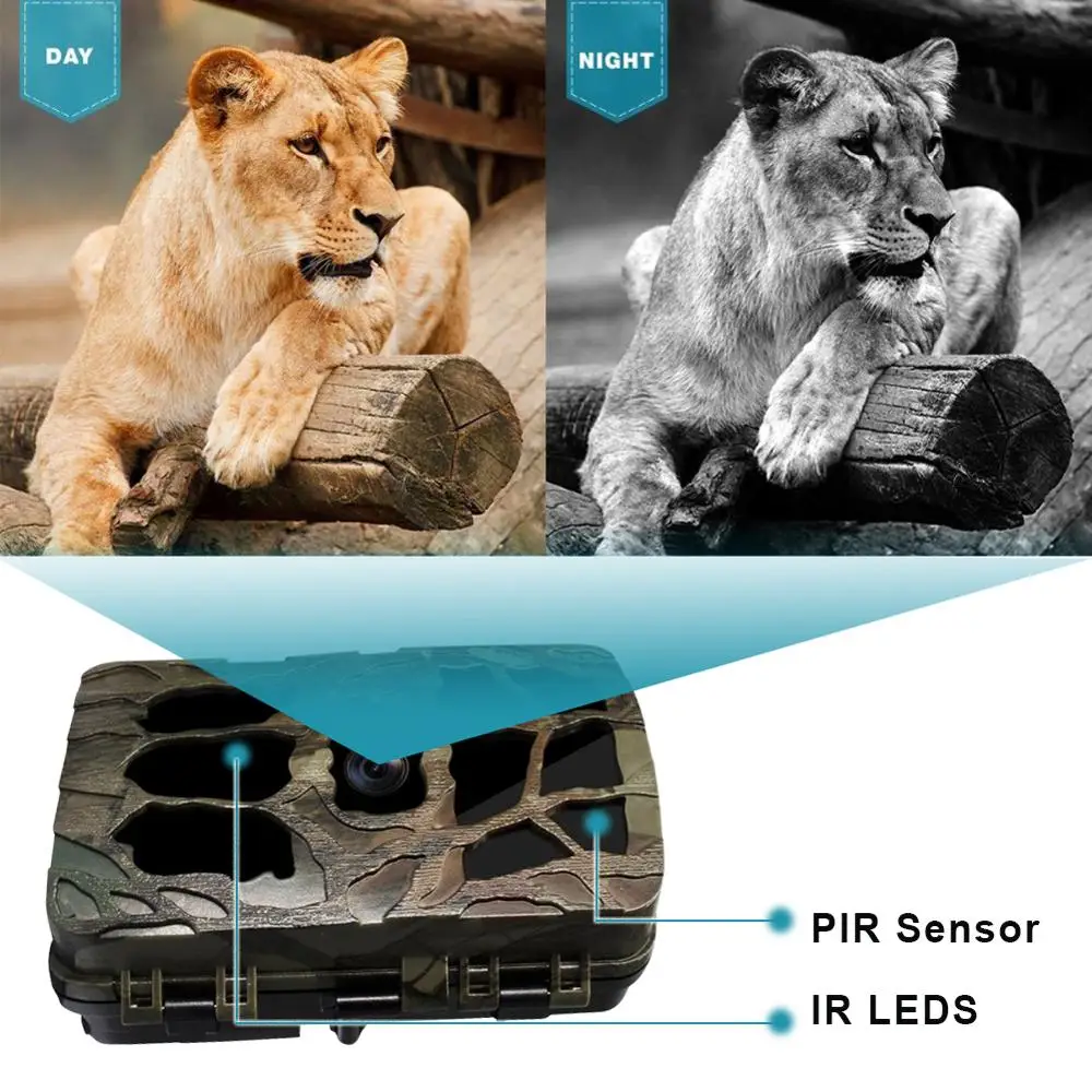 Новая 4K 20MP наружная охотничья тропа PK 801A инфракрасная Full HD 0 2 s ТРИГГЕРНАЯ