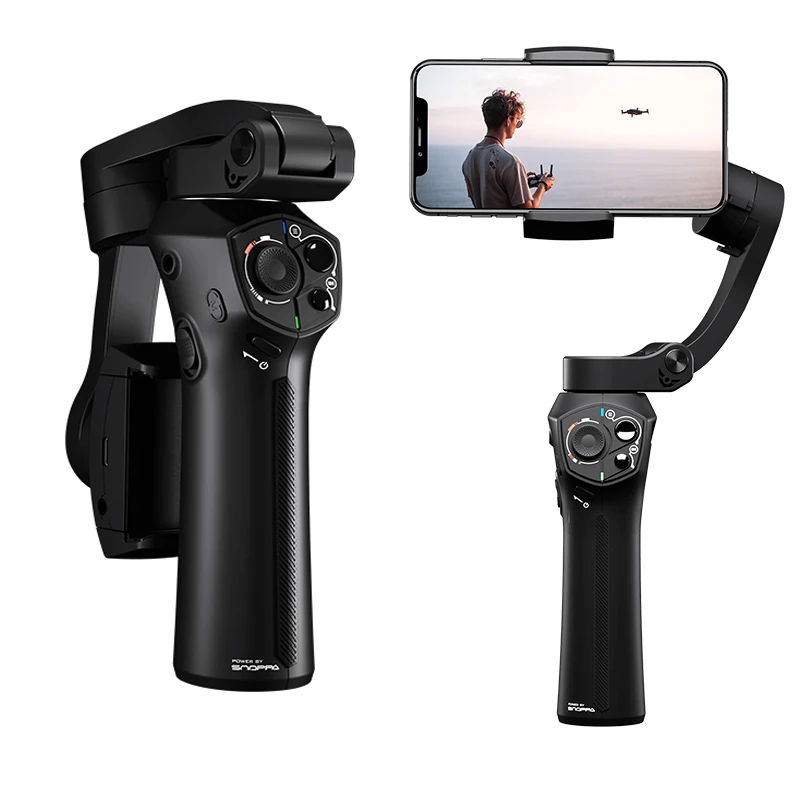 Складной карманный стабилизатор для смартфона Atom 3-осевой шарнирный IPhone Samsung Huawei