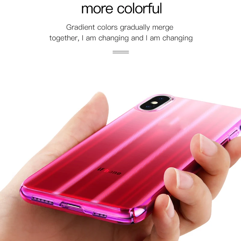Baseus Full Protection Case for iPhone XR XS Max Ultra Thin Shockproof Cover For Colorful Cases Luxury |