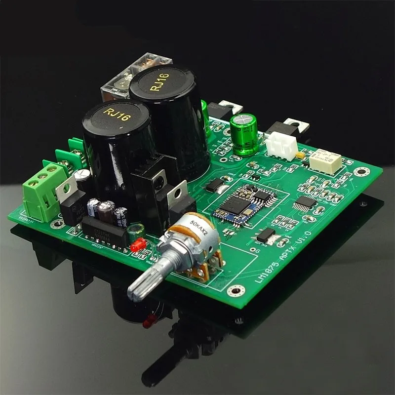 TZT LM875/LM3886 усилитель 68 Вт * 2 Bluetooth 5 0 2-канальный в сборе для 4-8 "динамиков |