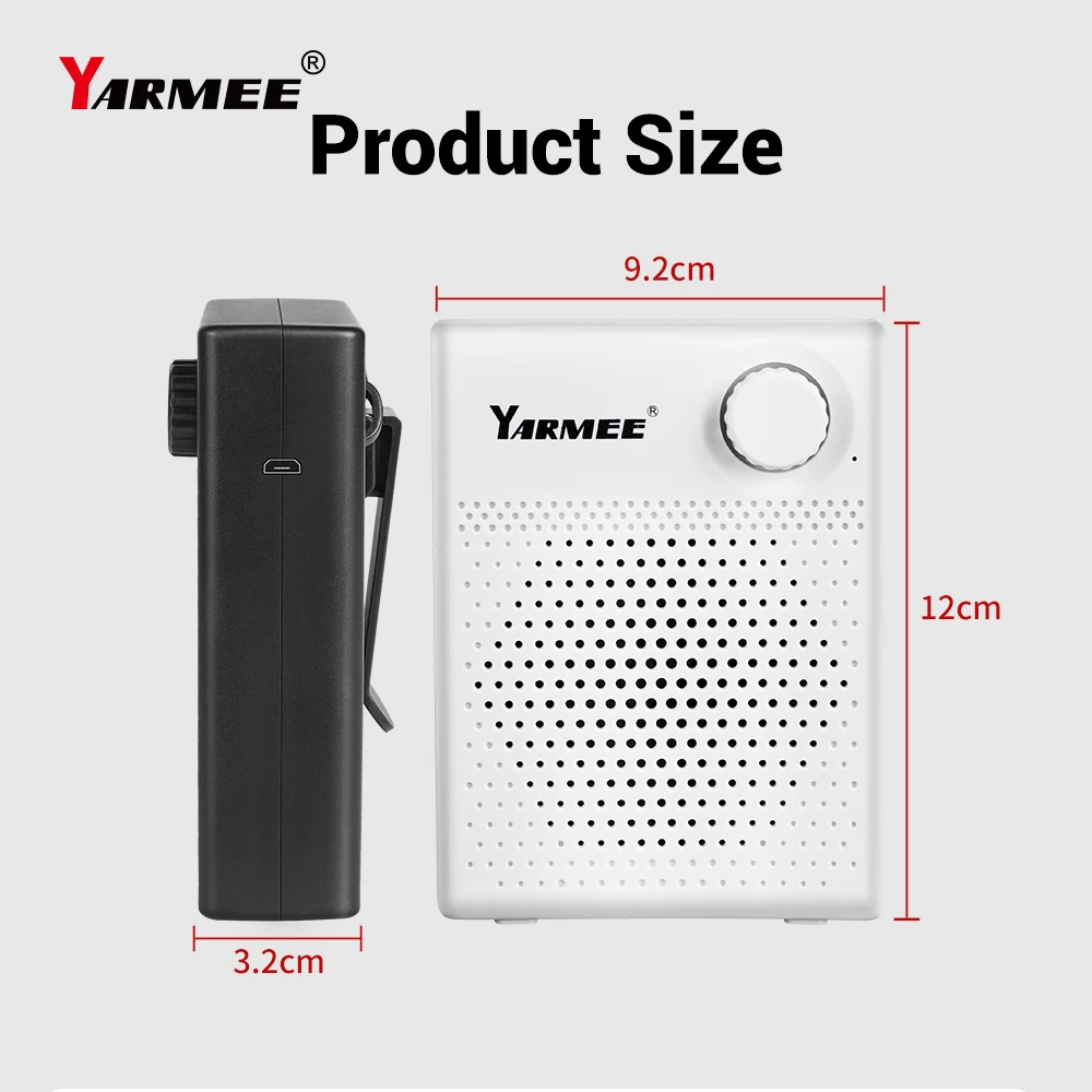 Profession Portable Wired Microphone Voice Amplifier Audio Speaker For Teaching Lecture Tour Guide Promotion Loudspeaker | Электроника