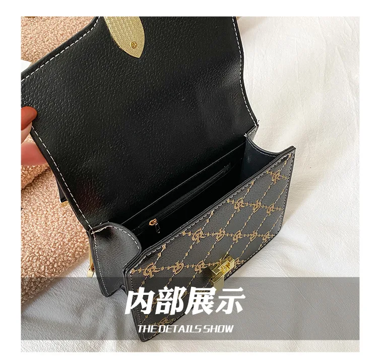 

Luxury Designer Ladies Brand Bag Top Quality Embroidery Shoulder Bags Fashion Personality Messenger Bag