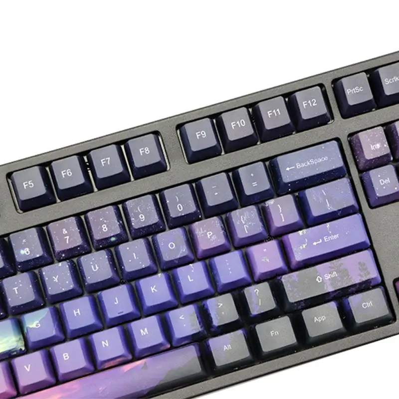 OEM PBT Keycaps с 110 клавишами полный комплект механическая клавиатура 5 боками