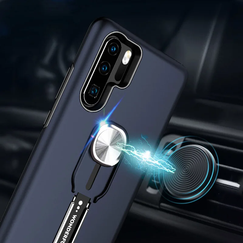 Автомобильный магнитный держатель чехол для Huawei P30 Pro Lite Honor 9Lite 8X Nova5 Mate20Lite Y5 Y6 Y7 Y9