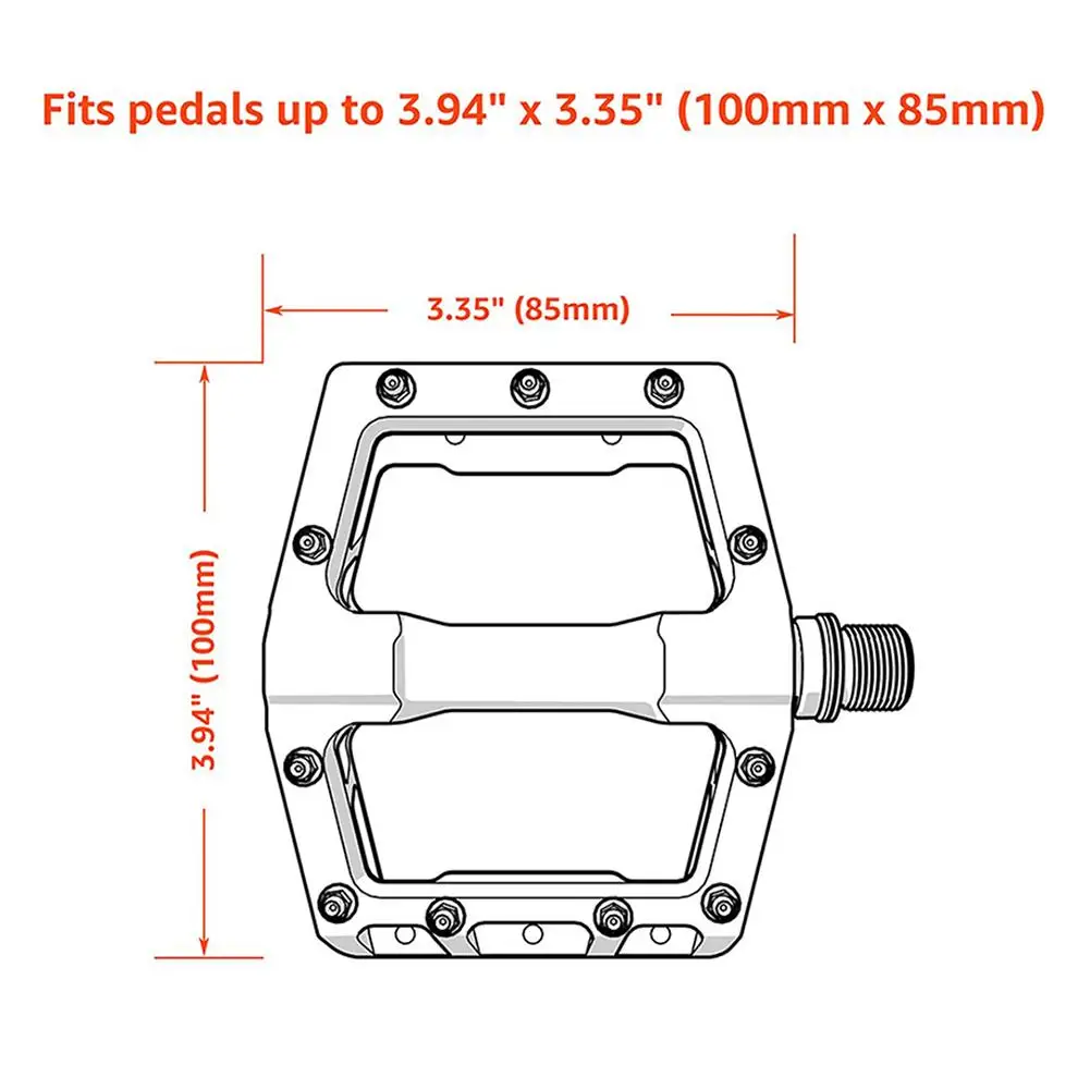 

1 Pair Bicycle Pedal Protection Cover Protective Case Sleeve for 10*8.5cm Pedals MTB Mountain Bike Accessories