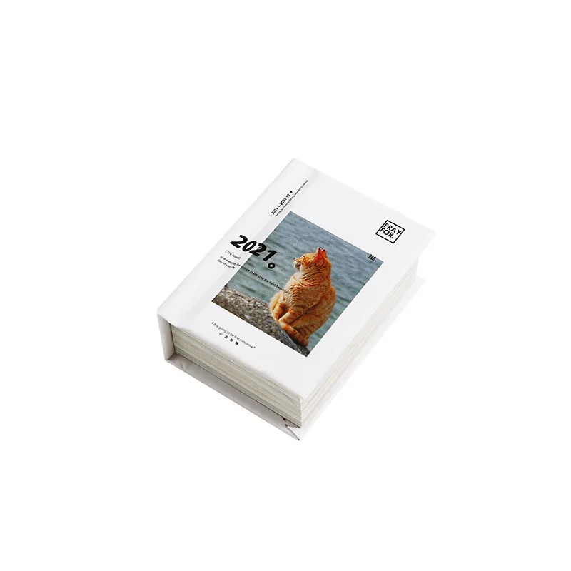 

377 Pcs/Set Vintage Calendar Book DIY Scrapbooking Sticker Label Portable Note 2021 Calendars Mini Kawaii Stationery