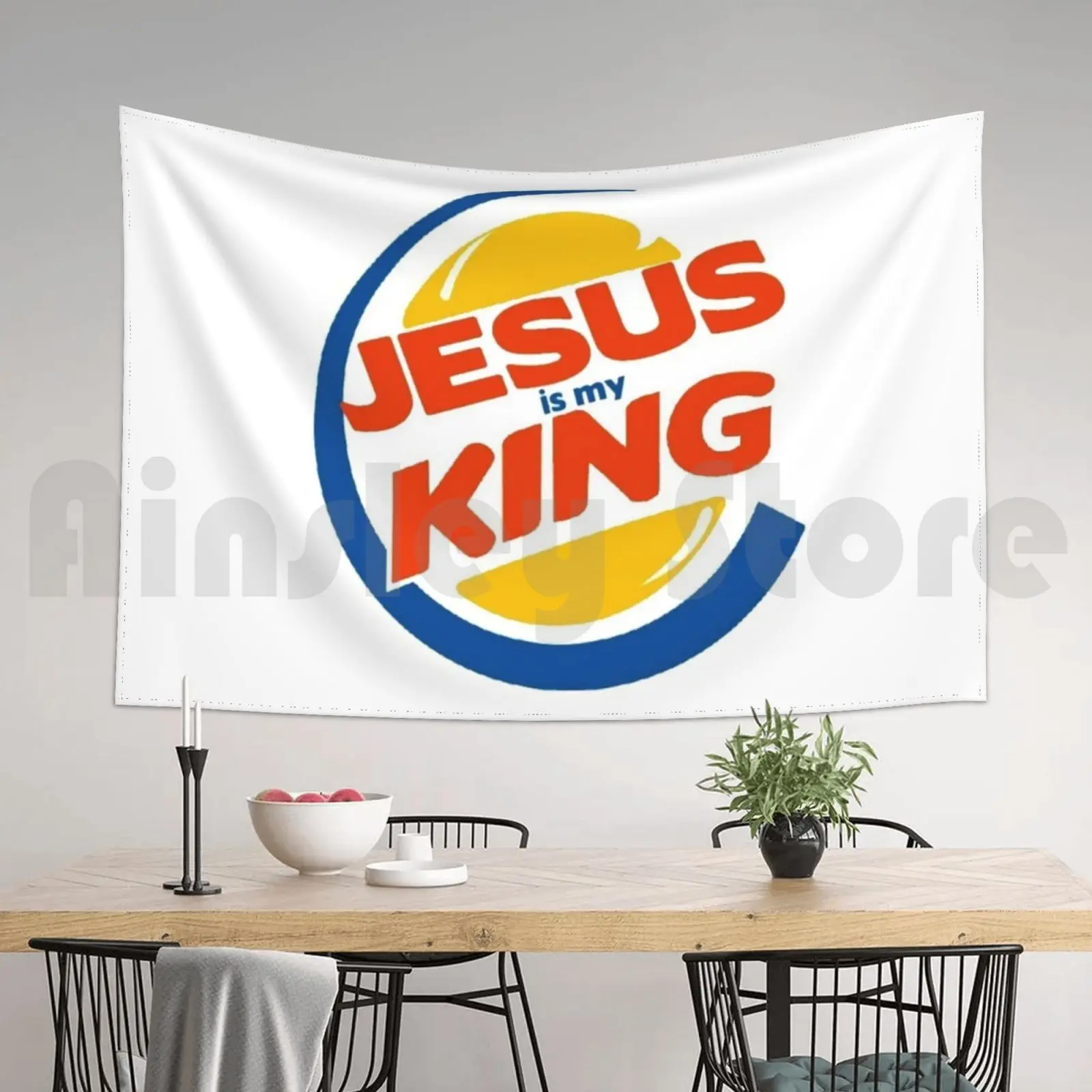 Гобелен на заказ с изображением Иисуса-короля христианского Иисуса Креста