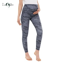 maternity yoga pants womens camouflage print leggings for women with pockets high waisted workout pants pregnancy mama clothing