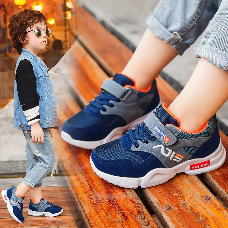 Children Shoes Boys and Girls Sports Fashion Brand Casual Kids Sneaker Outdoor Training Breathable Boy 4-16Years | Детская одежда и
