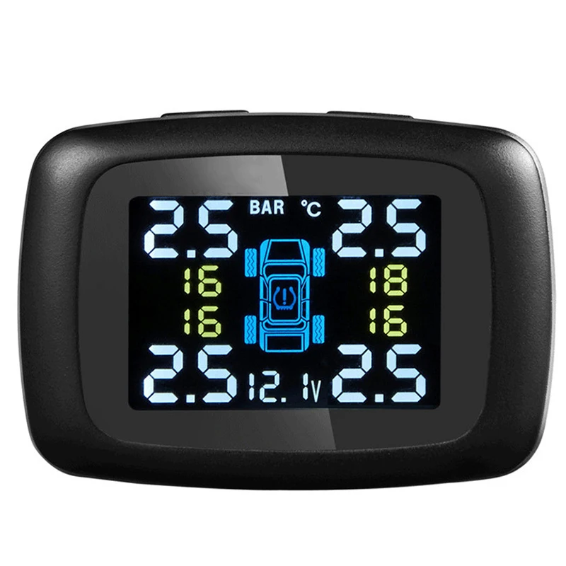 Детектор давления в шинах цветной дисплей сигаретный Свет устройство TPMS