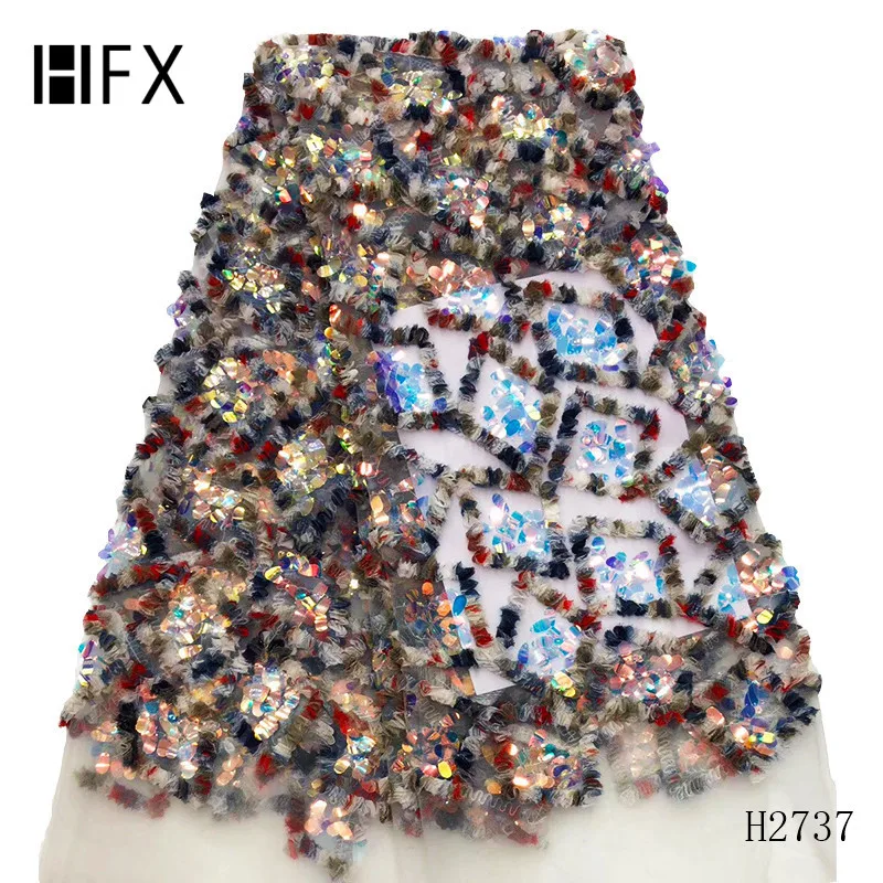 HFX 2019 Новый дизайн африканская кружевная ткань высокого качества французский