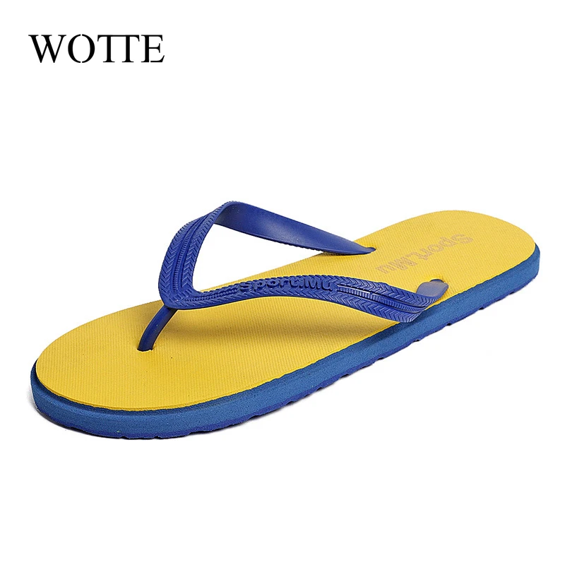 

Men Beach Slippers Summer Shoes Mixed Colors Sandals Male Slipper Indoor Or Outdoor Flip Flops indoor shoes zapatos de hombre