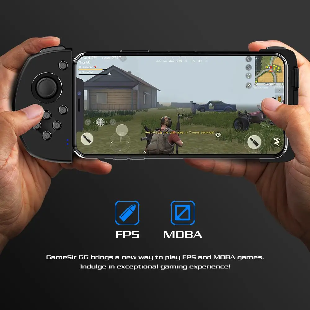 GameSir G6 мобильный игровой Touchroller беспроводной контроллер с ультра-тонким 3D джойстиком G-Touch технология для iOS для игр PUBG
