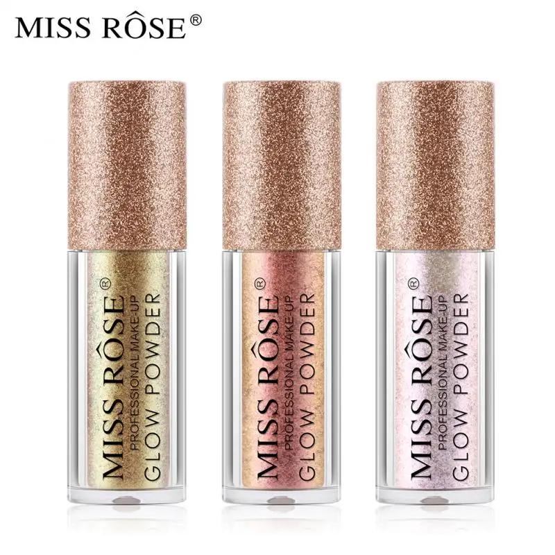 MISS ROSE 16 цветов металлические блестящие тени для век водостойкие жидкая подводка