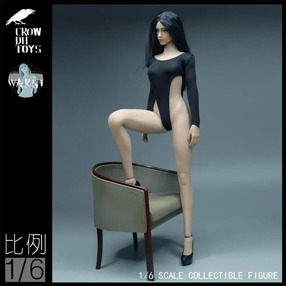 

1/6th CROW DH TOYS Trendy Sexy Women's Bodysuit One-piece Underwear No Body Suit PH TBL 12inch Body Collection