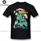 Футболка Deku с длинным рукавом Моя геройская Академия, классная Базовая футболка из 100 хлопка с принтом