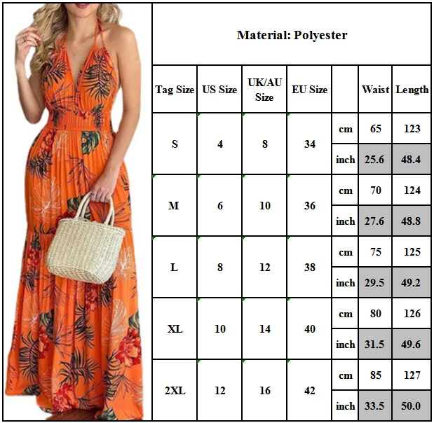 

Long Dress Women Sexy Backless Sleeveless Casual Printed Summer Beach Dresses Ladies Maxi Dresses for Women