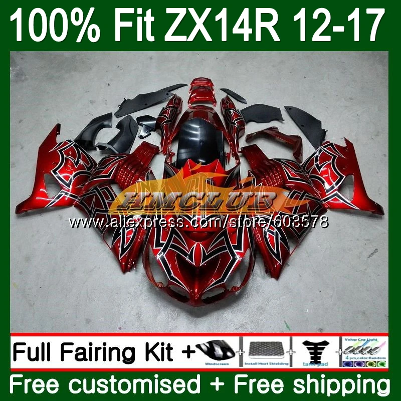 

Инъекция для KAWASAKI ZX-14R ZX14R 12 13 14 15 16 17 Красный Серебряный 115CL.19 ZZR1400 ZX 14R 2012 2013 2014 2015 2016 2017 обтекатель