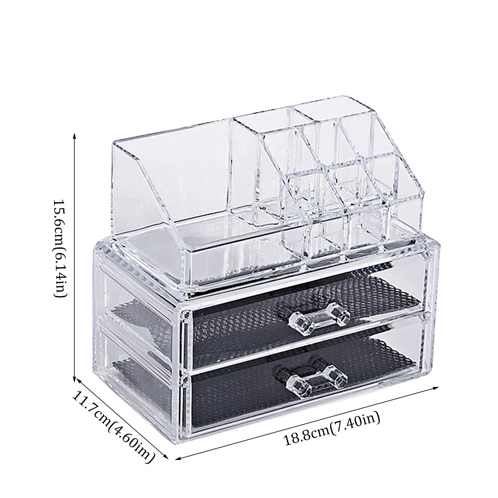 

Makeup Organizers Desktop Multi Functional Transparent Acrylic Cosmetics Storage Box Desktop Sundries Cleaning Organizer Box