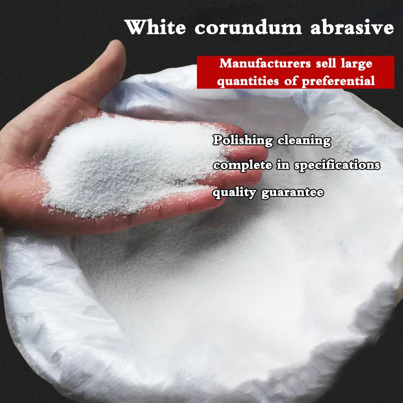 

1KG White Corundum SandBlasting Powder Abrasive 30# 46# 60# 80# 120# for Metal
