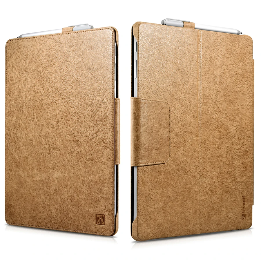 Чехол из натуральной кожи для Microsoft Surface Pro 4 5 6 Untra slim защитный чехол подставка 2019