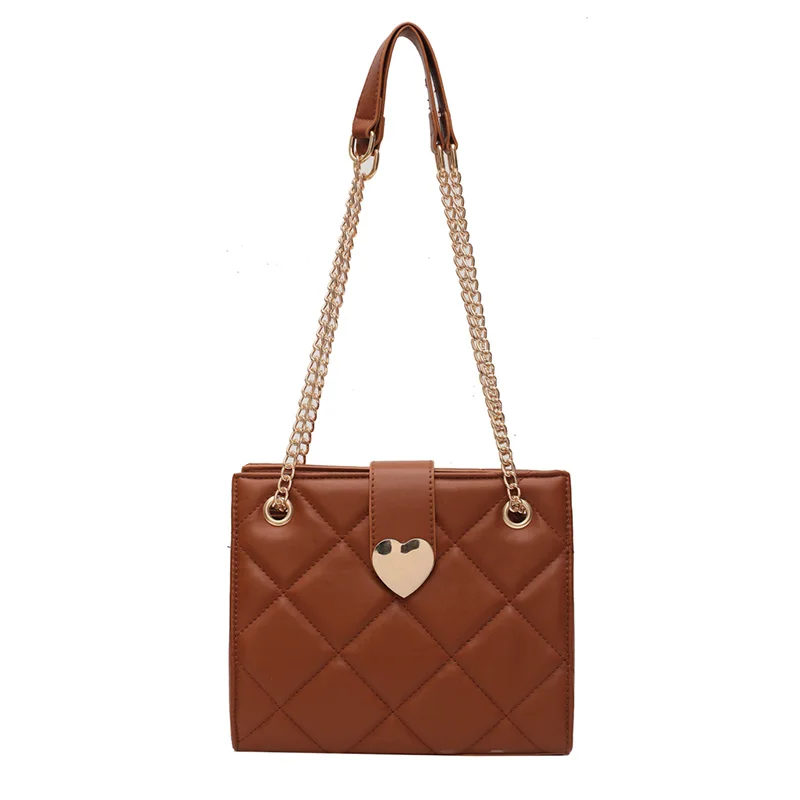 

Diamond Lattice PU Leather Shoulder Bags for Women 2020 Fashion Chain Small Cross Body Bag Luxury Handbags Women Bags Designer