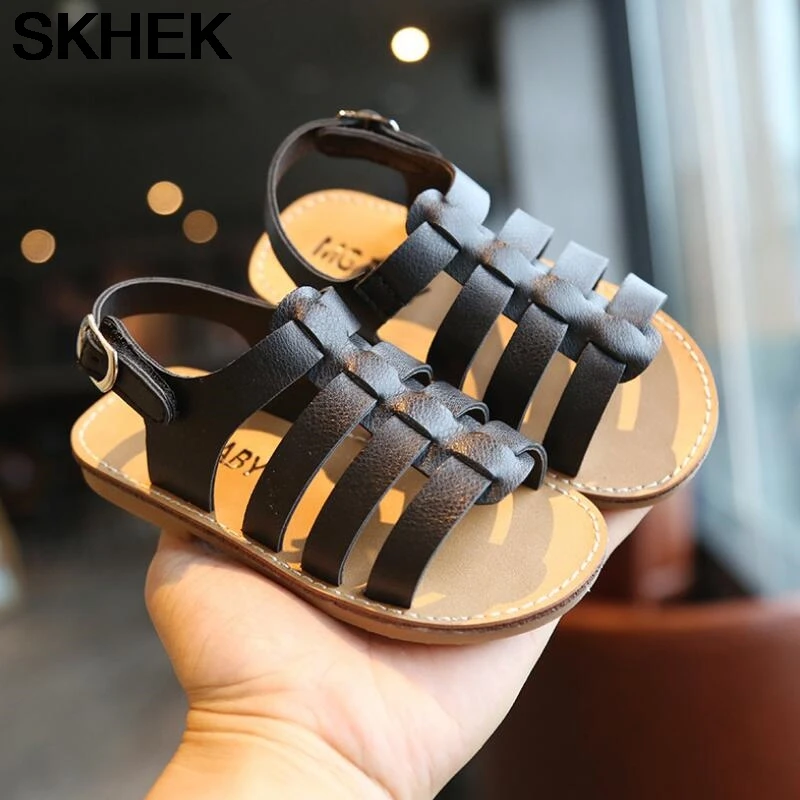 Нескользящие пляжные туфли SKHEK для маленьких детей милая обувь принцессы Новинка