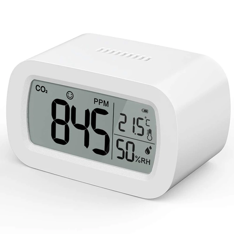 

A13 Indoor CO2 Monitor, Carbon Dioxide Detector, Air Quality Monitor, Dual-Channel NDIR Sensor for Office, Home and Car