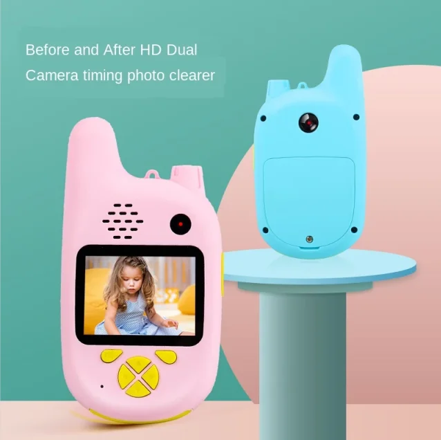 

ZK20 Hot 1080P Children Walkie Talkie with VCR,Mp3 Video Recorder Photo 8Million Pixels Smart Digital Camera Kids Games Gift