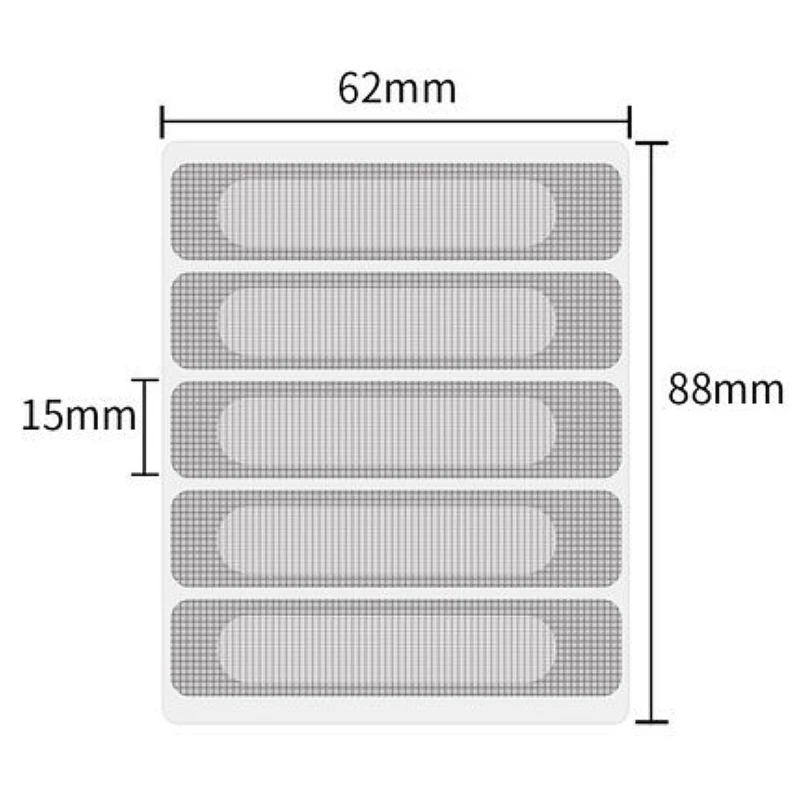 

5pcs Repair Screen Wall Patch Stickers Fix Net Window Home Adhesive Anti Mosquito Fly Bug Insect Mesh Window Screen Net Mesh New