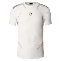 jeansian mens sport tee shirt tshirt t shirt tops gym fitness running workout football short sleeve dry fit lsl020 white
