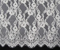 soft chantilly lace fabric in off whiteblack for bridal dress shawls prom dress wedding gowns lingerie 3 yards