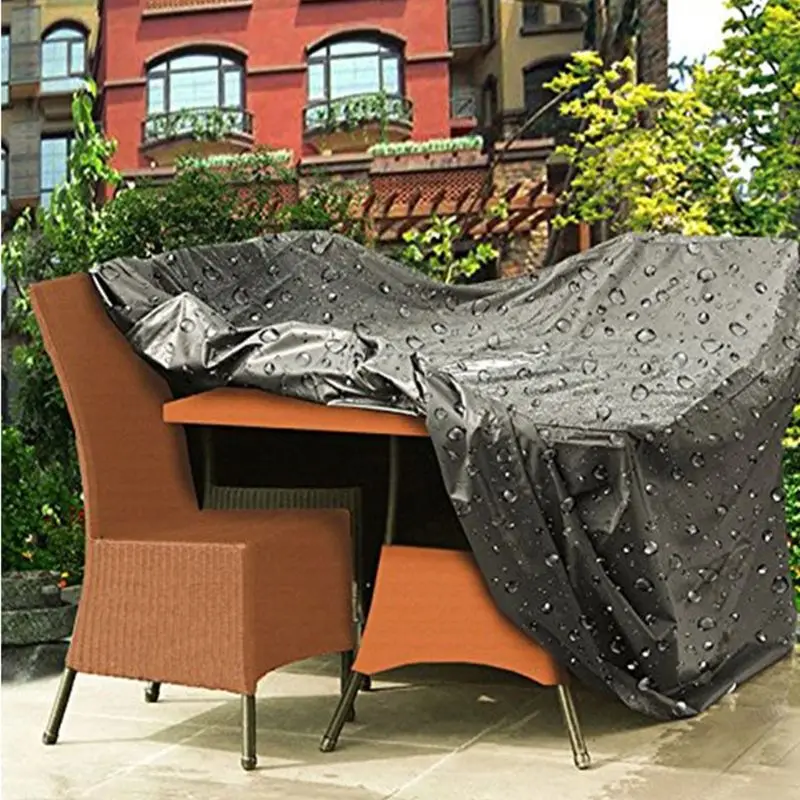 

H7JB 210D Oxford Dustproof Cover for Table Rattan Chair Furniture Outdoor Waterproof Rain Garden Patio Sofa Protective Holder