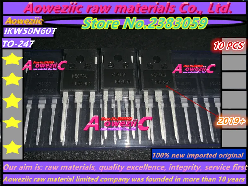 Aoweziic+ 100 импортный IKW50N60T K50T60 до-247 Триод IGBT трубка 50A600V канал N