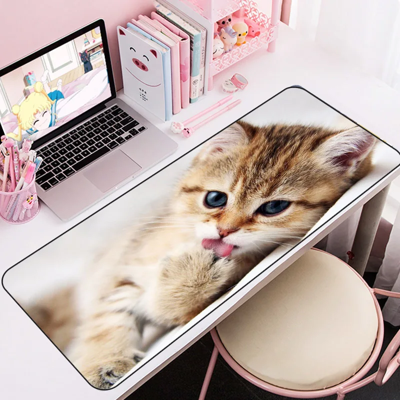 

MRGLZY Animal Big Mouse Pad Desktop Keyboard Computer Work Pad Gamer Notepad Computer Desk Accessories Game Table Carpet