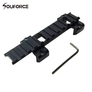 Винтовочный прицел с более высоким базовым креплением 20 мм рельсовый адаптер для MP5 страйкбольного прицела охотничьего ружья