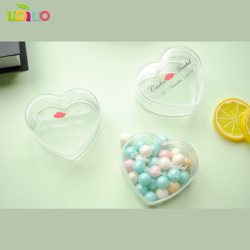 10 шт. пластиковые коробки для конфет в форме сердца | Дом и сад