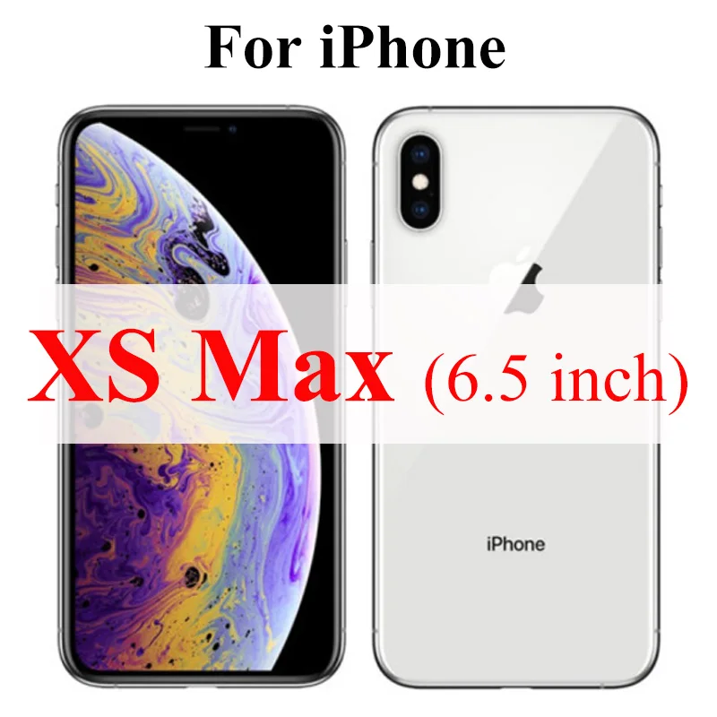For iPhone XS Max Бронированное стекло Защитная пленка для iPhone 6 S XS Max 7 8 Plus XR 6 S экранная защита 10xs 10 X R закаленное стекло защитный лист SX RX - Цвет: For iPhone XS Max