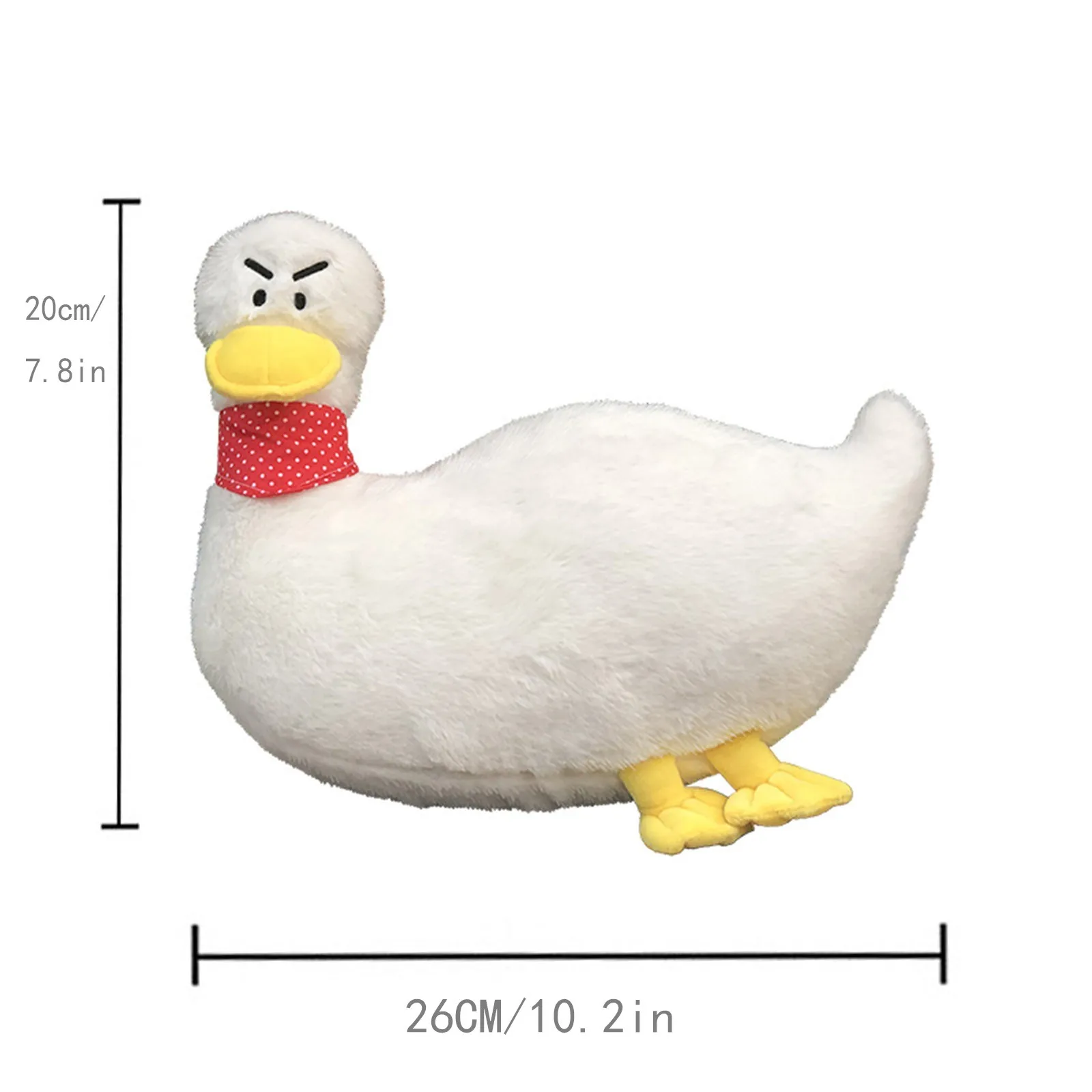 

20cm Cute Cartoon Ducky Toy Soft Plushie Stuffed Animal Shape Doll Home Decor Plush Pillow Toys for Adults and Child Gift